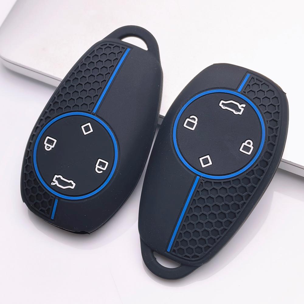 Key Fob Cover for Leapmotor T03 S01 C11 C01 Anti-Scratch Shockproof Protective Shell Holder with Honeycomb Texture Shockproof Structure