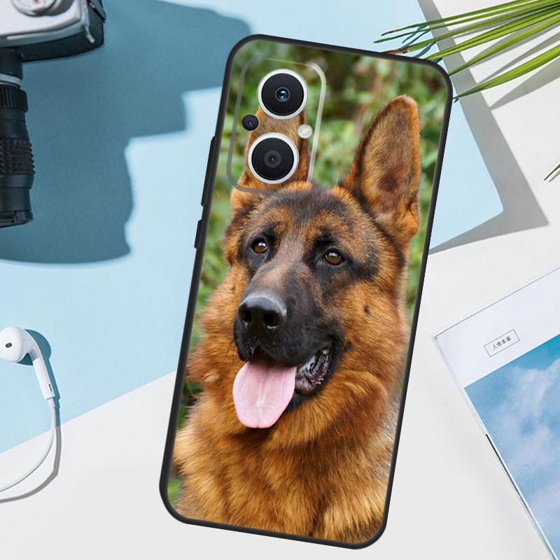 German Shepherd Dog Cover For OPPO Reno 14F 13F 12F 11 F 10 12 13 14 Pro 7 8 Lite OPPO Find X9 X8 X6 X5 Pro Case