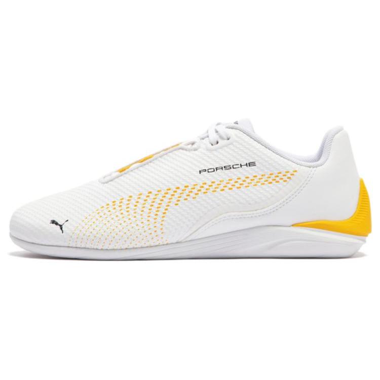 

New PUMA Porsche Legacy Drift Cat Decima Driving Shoes White Yellow 308257-02 44
