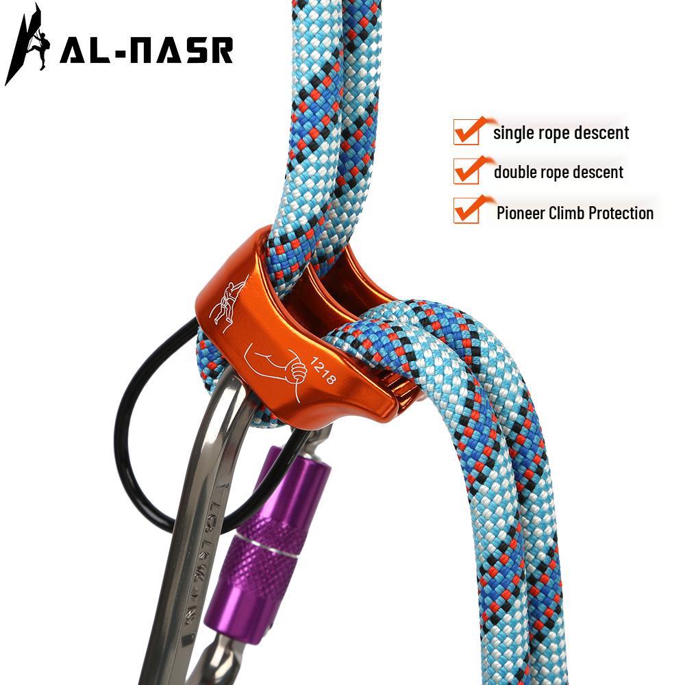 Alnas ATC Descender: Climbing Rappel Belay & Escape Device