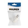 MAURER - Side Outlet Plug / Socket 16 A. 250V. White