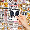 56 Cartoon Dog Text-On-Video Cute Cute Pet Fun Graffiti Laptop Decorative Stickers