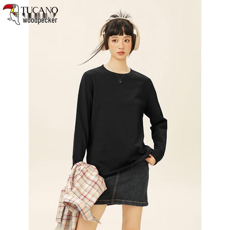 Women s Pure Cotton Loose Long-Sleeve T-Shirt 2XL