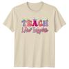 Teach Love Inspire Unisexs TShirt School Staff Teaching Educator Appreciation