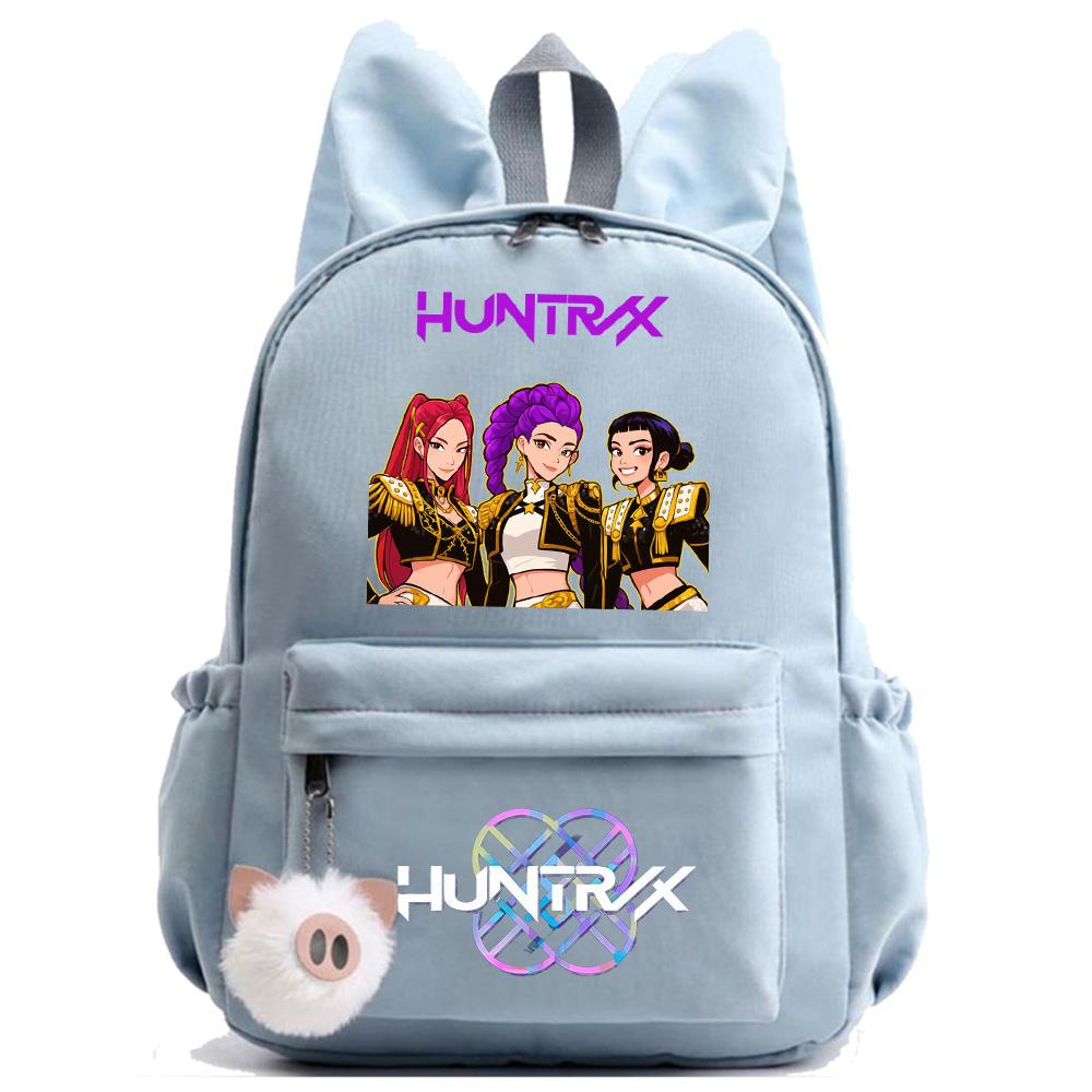 Anime K-Pop Printed Waterproof Backpack Student Teenager Bookbag for Boy Girl Bookbag Schoolbag Women Large Capacity Travel Bag Kid Gift Mochila