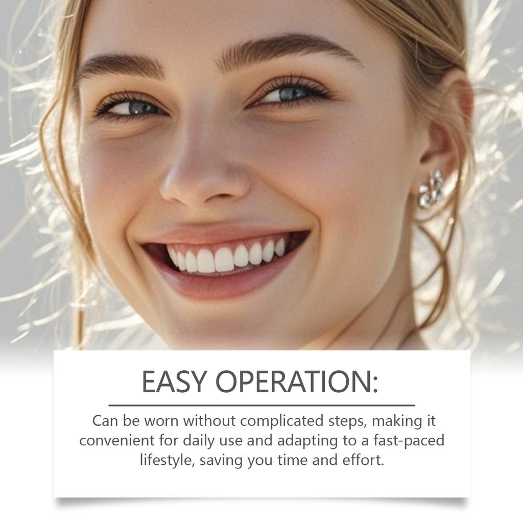 Denture Care Kit Comfortable Material Secure Fit Daily Maintenance Aesthetic Enhancement Easy to Use