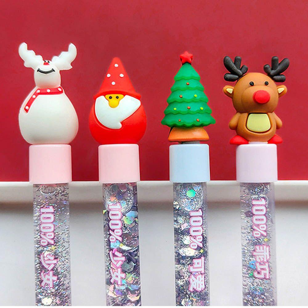 Gifts Quicksand Sequins Gel Pen Christmas Quicksand Pen Christmas Gel Pen Hand Account Pen