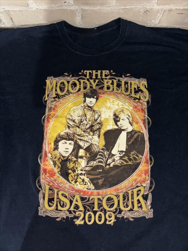 The Moody Blues Band US Tour Tshirt All S to 5XL UR197 Unisex T-Shirt M
