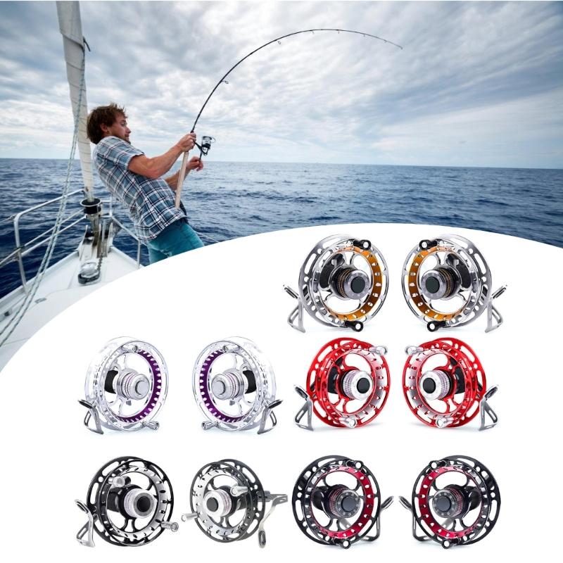 Fish Line Wheel Fly Fishing Reels Replacement Left/Right Handle Reels Outdoor Fishing Line Drum Wheel Easy To Use