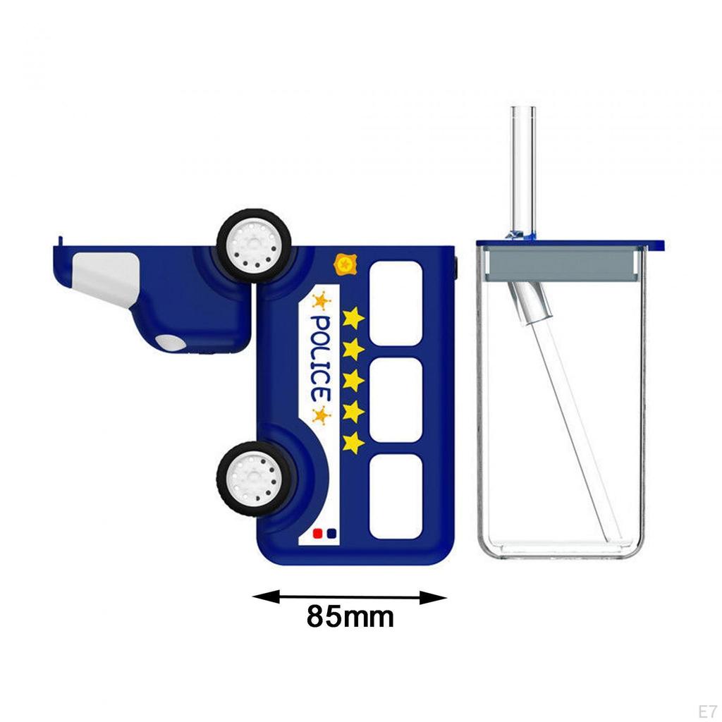 Bus Water Bottle for Boys Cup Children Cute Adjustable Shoulder Strap Portable Kid
