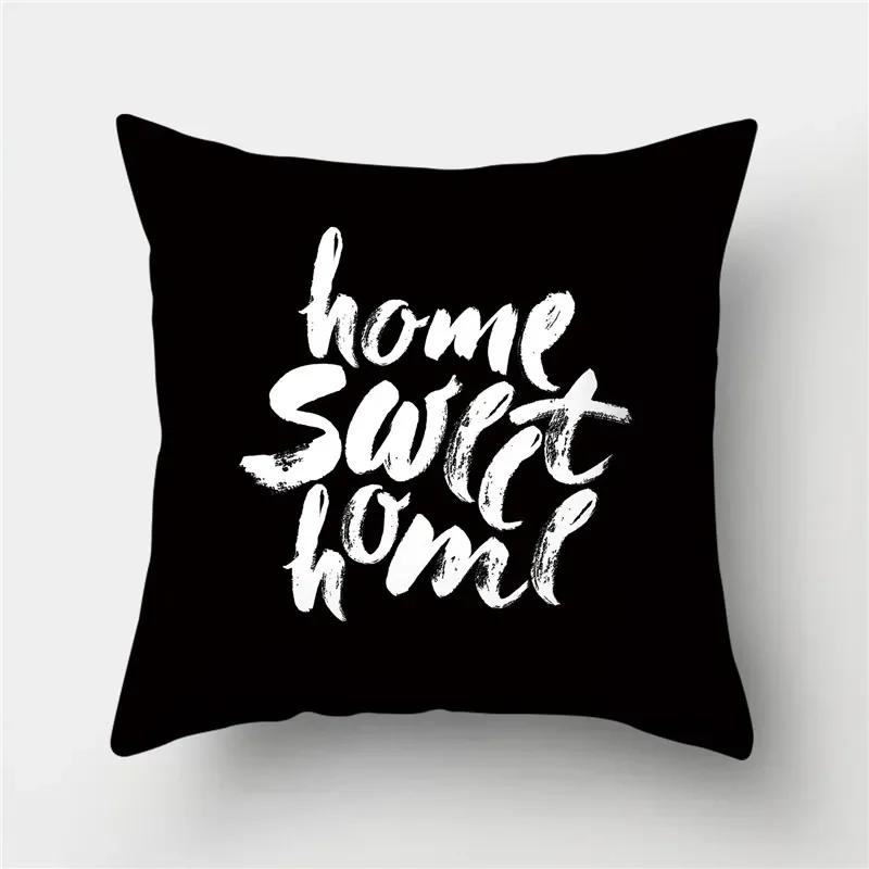 Gold Black Geometric Cushion Cover Polyester Decorative Sofa Cushions Pillow Covers Throw S   Cases Home Decor