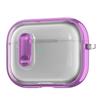 New Coming Transparent Crystal Clear Secure Lock Headphone Earphone Cover For Apple AirPods 4 Pro 3 2 Earphone Case With Hook