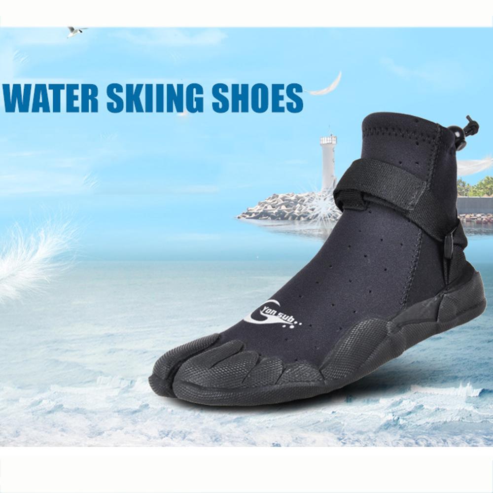 YONSUB 3MM Split Toe Diving Shoes High Top Anti Slip Cold Proof Swimming Shoes for Snorkeling Surf Kayak Sailing Beach Shoes