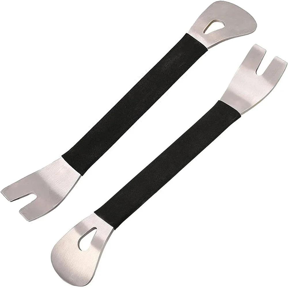 1pc New Car Interior Clip Panel Trim Installation Removal Tool Stainless Steel Pry Plate Conversion Installation Tool