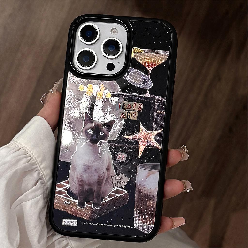 Gilded Iphone16 Mobile Phone Case Apple 15 Promax Protective Case 14 Personality 12 Suitable for 13 Advanced