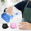 Kuhförmiges Design Milchflaschenspender Drehfunktion Anti-Überlauf-Deckel für Getränke
