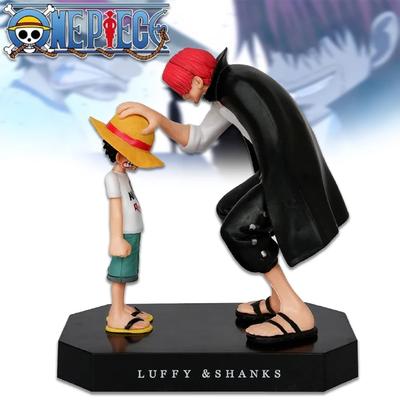 Pirate Shanks Perimeter Straw Hat Road Flying Red Hair Bagged Figurine Model Ornament Assembly Entertaining Play Safe Kid Friendly Fun