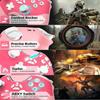 Bluetooth Controller for Switch/PC/iPhone/Android/Apple Arcade MFi Games/TV/Steam, Pro Wireless Game Controller(Pink)