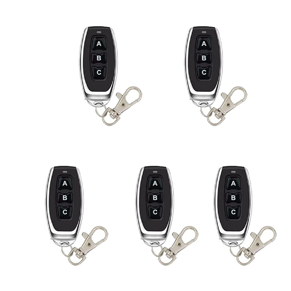 QIACHIP 433MHz Wireless Remote Control Switch 2CH DC 12V 24V 30V 48V 60V Receiver Relay RF Transmitter For Garage Door Light