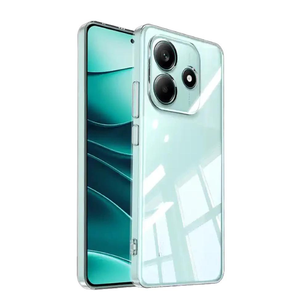 Ultra Thin Silicone Soft Case for Xiaomi Redmi Note 14 13 12 Pro+ Pro Plus 14C 13C 12C 11A 4G 5G Clear Back Cover Shockproof