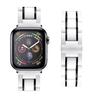 Ceramic Metal strap for Apple watch 45mm 44mm 41mm 42mm 46mm Replacement bracelet Wristband iwatch Ultra 10 9 8 7 6 5 4 SE band