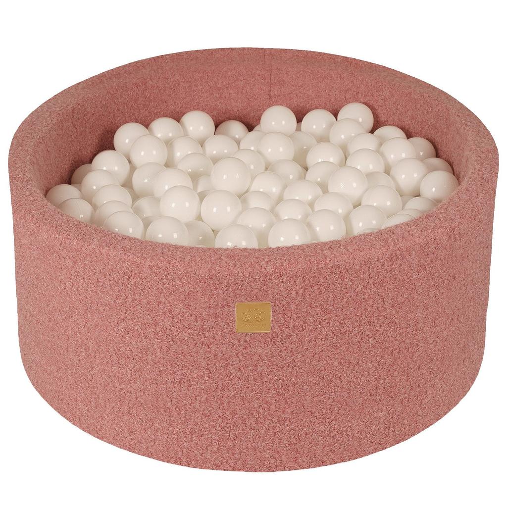 Piscina di palline rotonda MeowBaby® Boucle rosa