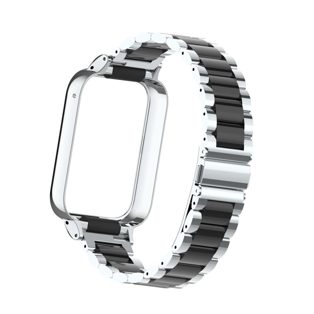 Für Xiaomi Mi Band 8 Pro Edelstahl-Uhrenarmband Metallarmband Gehäuse Schutzhülle für mi band 8 pro Armband Schutzabdeckung Rahmen