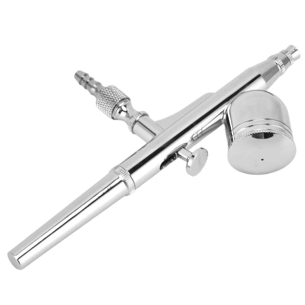 Airbrush Kit Stainless Steel Precise Dual Action Small Paint Spray Pen for Temporary Tattoo Cake