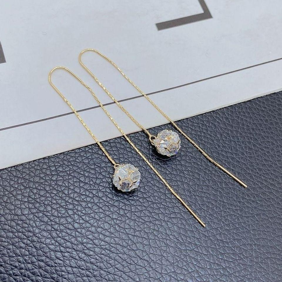 Korean-Style Long Tassel Ear Cuffs for Women - 2023 Lightweight Luxury with Simple, Sweet Design