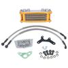 Oil Cooler Motorcycle Oil Radiator Kit Engine Cooling for 50 125 140cc Motocross Universal Dirt Pit Bike ATV Enduro Accessories