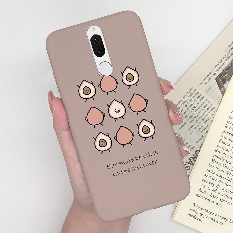 For Huawei Nova 2i Case Cute Candy Matte Soft Silicone Cover For Huawei Mate 10 Lite RNE-L21 RNE-L22 L23 Nova2i Phone Cases Capa