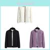 Fleece Hoodie For Women With Zipper Closure Warm Thick Casual Sweatshirt For Spring Autumn