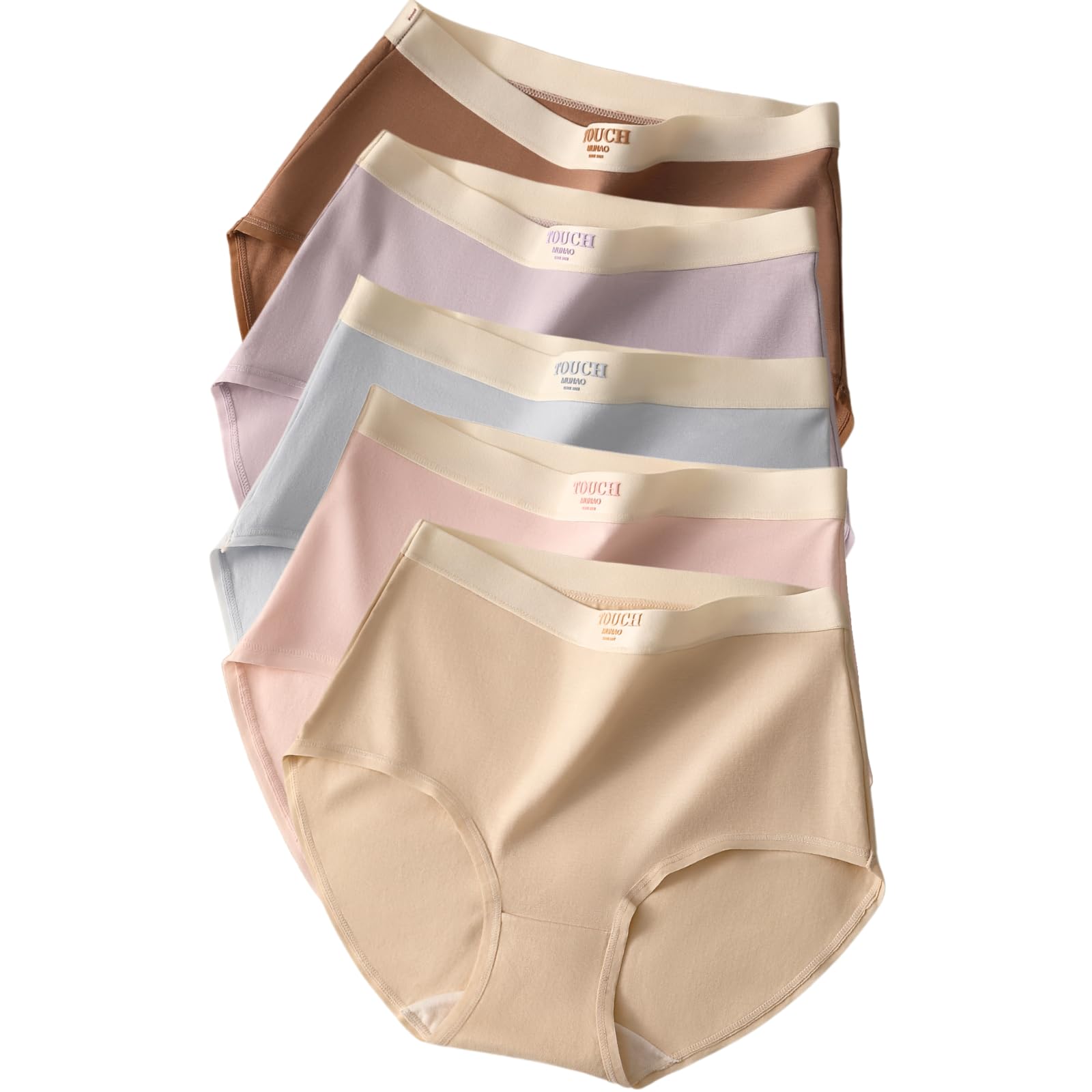 

Deep Cotton High Waist Cotton Gentle on the Covers the Beautiful Sweat Highly Breathable and Set of 5 [AasDawn] Women s Shorts, Underwear, Pants,