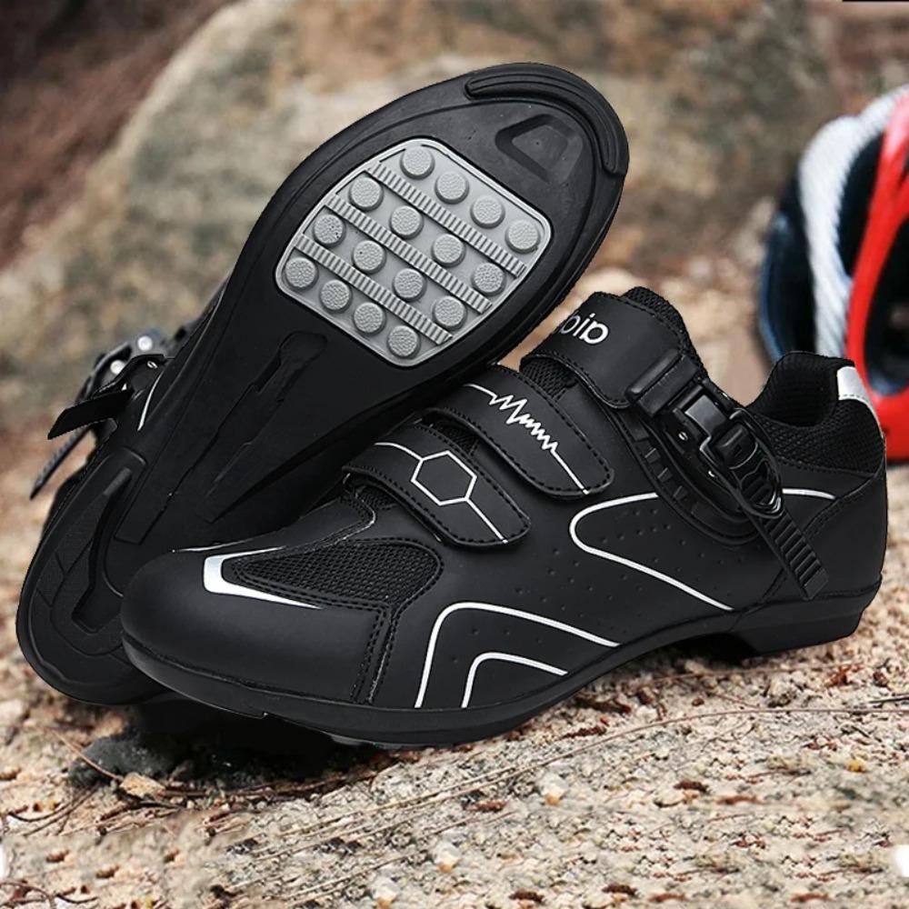 Men's Outdoor Rubber Soled Cycling Shoes Comfortable Breathable Indoor and Outdoor Training Rubber Soled Cycling Shoes