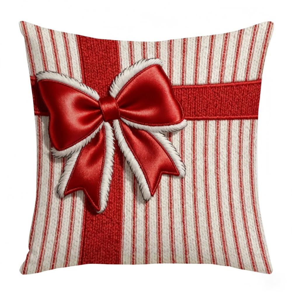 Machine Washable Christmas Pillow Covers 45x45 cm Square Pillow Case  Holiday Season