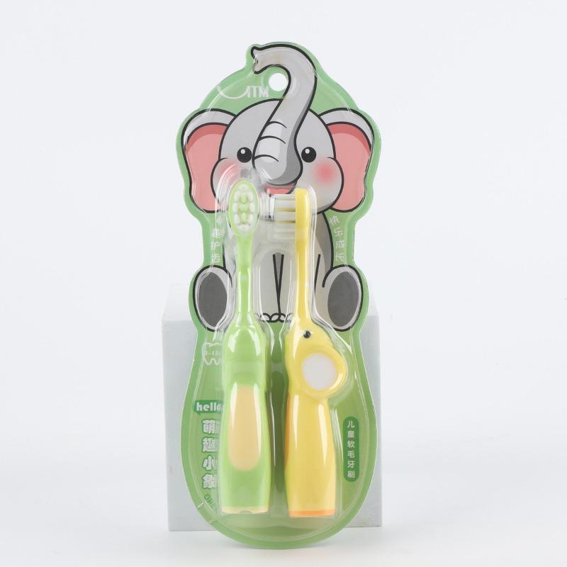 Children's Toothbrush with 2 Thin Soft Brush Heads Smart Toothbrush for Kids Aged 3-12