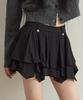 SIS A Layered Mini Skirt [Black]