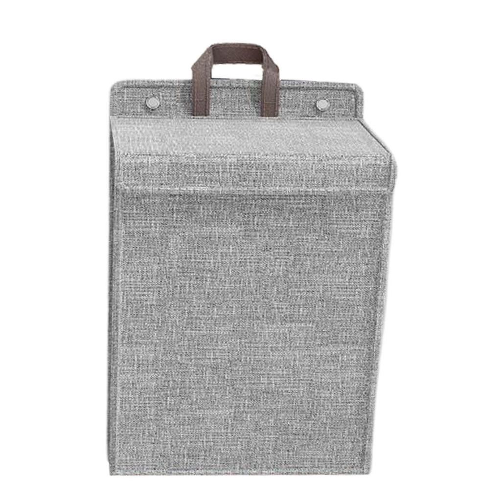 Zusammenklappbarer Hängender Wäschekorb, Wohnzimmer-Wäschekorb,