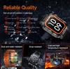 2025 New Men's Smart Watch Bluetooth Call 1100mAh Large Battery 60 days standby time 2.01 inch Screen IP68 Waterproof Motion Tracker