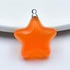 Jelly Color Acrylic Five-Pointed Star Earrings and Bag Charms for DIY Jewelry Accessories