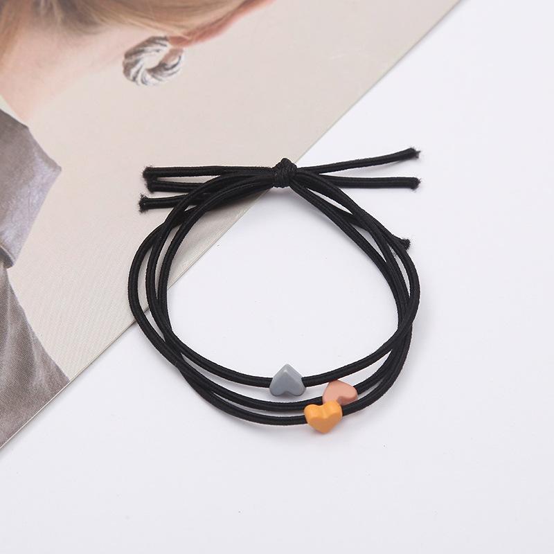 

Fashionable Hair Clips, Simple and Light-hearted Hair Strings, Hair Bands, Hair Ties, Hair Elastics, Hair Bows black 6pcs