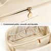 1pc Large Capacity PU Leather Cosmetic Bag Portable Waterproof Women Makeup Case Toiletry Organizer Travel Storage Bag
