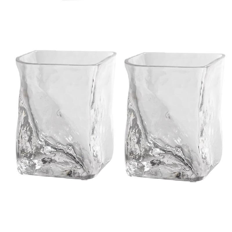 Delicacy Ocean Wave Shot Cup, Fashion, Simplicity, Home, Handwork, Creative Whiskey, Transparent Crystal Glass Cup, shot glass