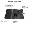 Multi Functional Scissors Hair Comb Handbag Clips Hairdressing Tool Storage Bag Black(Black )