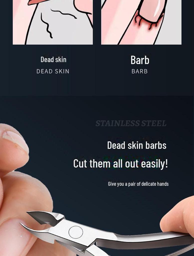 Stainless Steel Hawkbill Pliers for Ingrown Nails Pedicure Manicure - Special Tools for Dead Skin Removal and Nail Care.