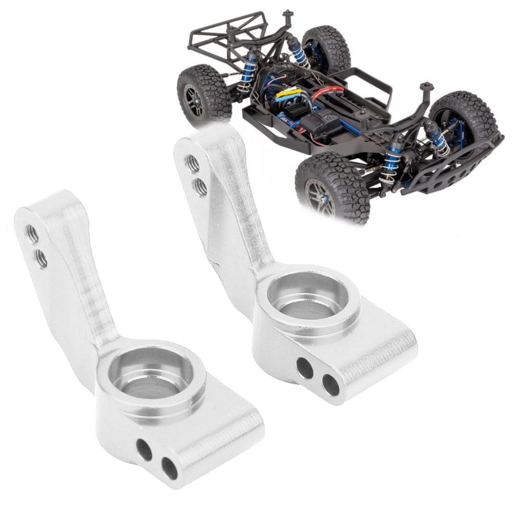 RC Aluminium Alloy L&R Steering Wheel Hub Carrier Bracket for   SLASH 2  (Light Blue)