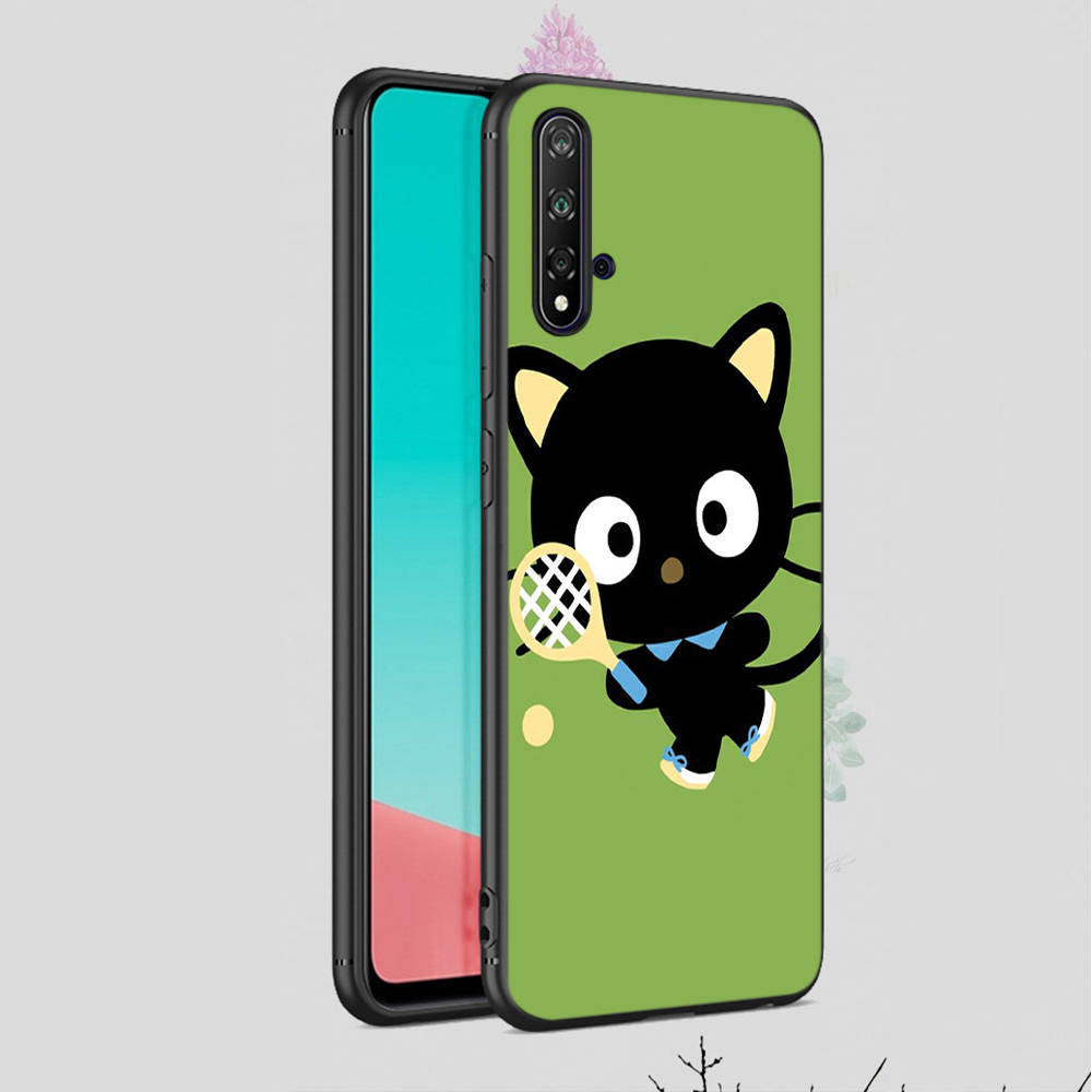 KT76 Niedliche Chococat Hülle für Samsung A04 A14 A23 A34 A54 M23 M33 M52 M53 Realme 10 9 C30S C35 C55 VIVO Y02S Y21 Y33S Y51 X80 Pro Klare Hülle