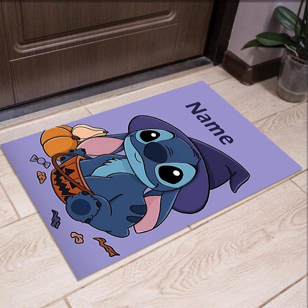 Custom Name Stitch Printed Carpet,Rug for Office Chair Living Room Bedroom Kitchen Room Decor Gifts.