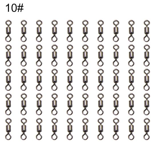 250 Stück Hochleistungs-Angel-Tonnendrehlwirbel Wälzlager Rollwirbel Ringverbinder Zubehör