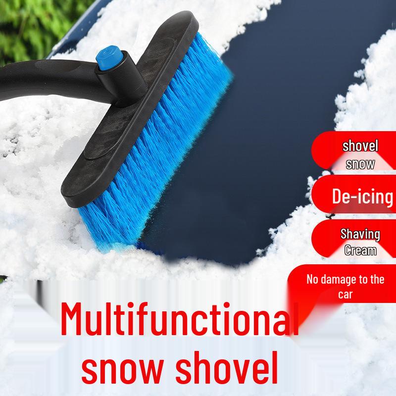 Detachable Multi-Function Telescopic Car Snow Shovel and De-Icing Tool